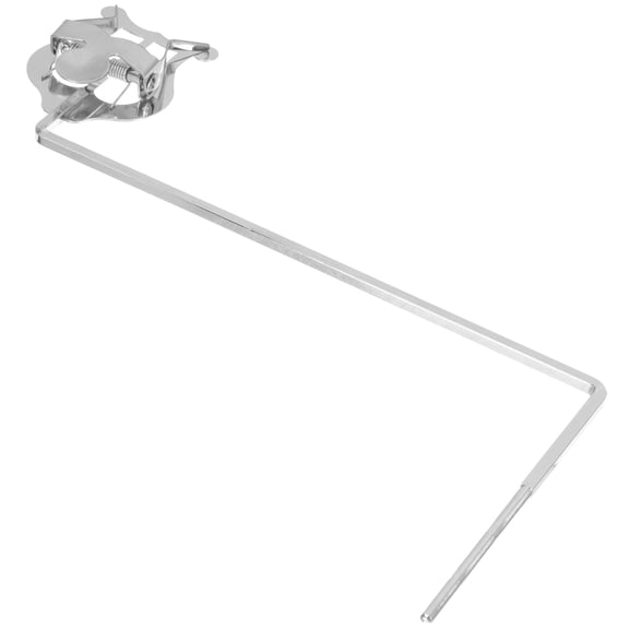 MEIBUTYUP Silver Lyre Music Clip for Home Use Durable Iron Portable Tuba Sheet Music Holder 1 Count