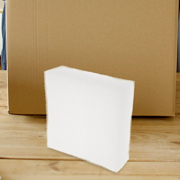 MEIBUTYUP 4Pcs Professional Foam Inserts Packing Liners White Shock Resistant Foam Boards