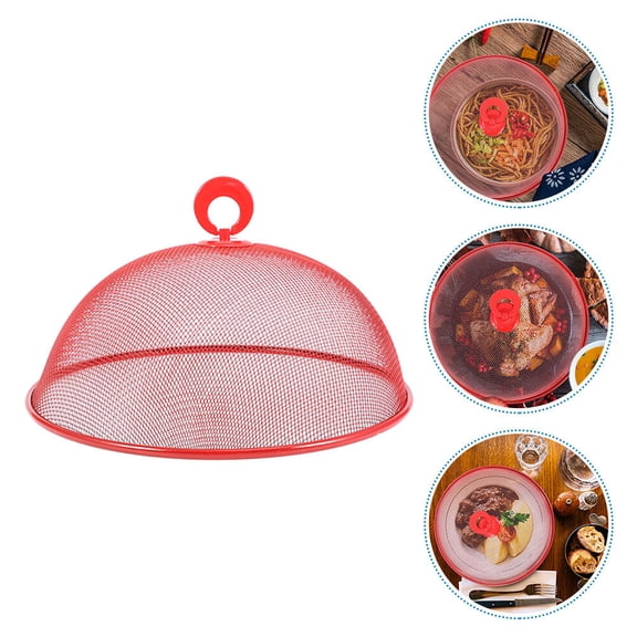 MEIBUTYUP 1Pc Practical Red Food Protective Cover for Fresh Keeping At Home