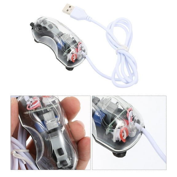 MEIBUTYUP Stable Bubble USB Aquarium Air Pump White Plastic Oxygen Aerator Noise Reduction Design