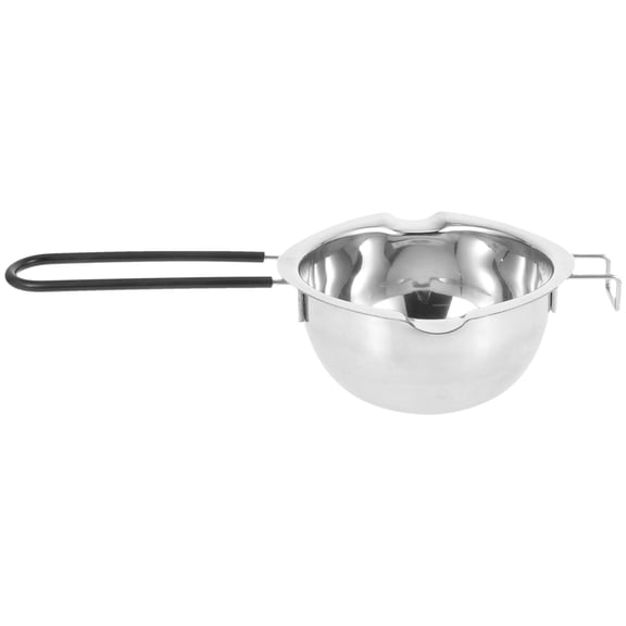 MEIBUTYUP Stainless Steel Melting Pot Silver 1Pack for Home Use and Cooking