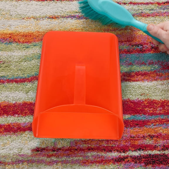 MEIBUTYUP Table Cleaner Dustpan Handheld Dustpan Plastic Ergonomic Handle for General Users 1Pack