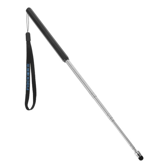 MEIBUTYUP Multifunctional Black Teacher Pointer Stick for Classroom Use ABS