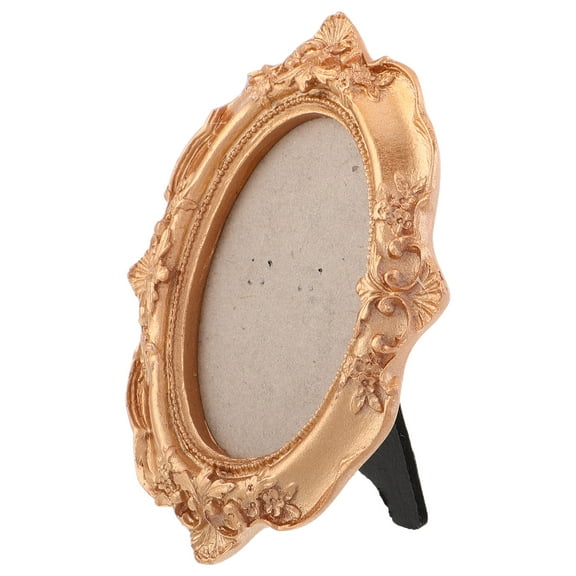 MEIBUTYUP Victorian Style Retro Resin Photo Frame Luxurious Home Decor Gift for Her, Elegant Room Decoration, 1 Piece