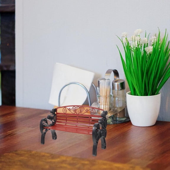 MEIBUTYUP Bench Model Decoration Park Bench Model Multi 1Pack