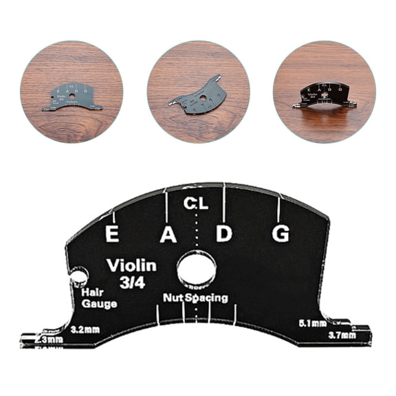 MEIBUTYUP Violin Fingerboard Template for Guitar Use Precision Measuring Plastic 100% Accurate