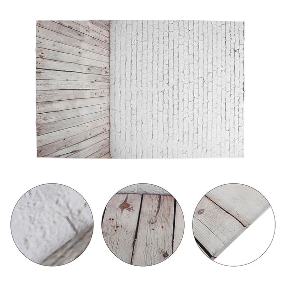 MEIBUTYUP White Brick Pattern Photo Backdrop Lightweight Wall Tapestry for Home Decor, Photography, Studio, and Video Background