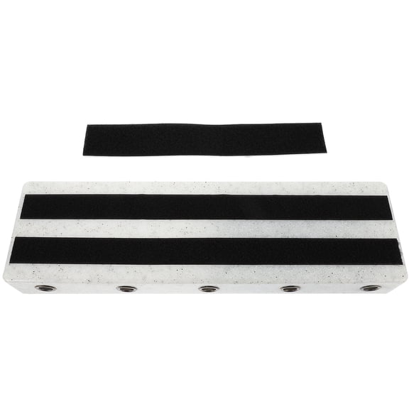 MEIBUTYUP White Guitar Effects Pedal Board Sturdy Effector Stand and Portable for Guitarists