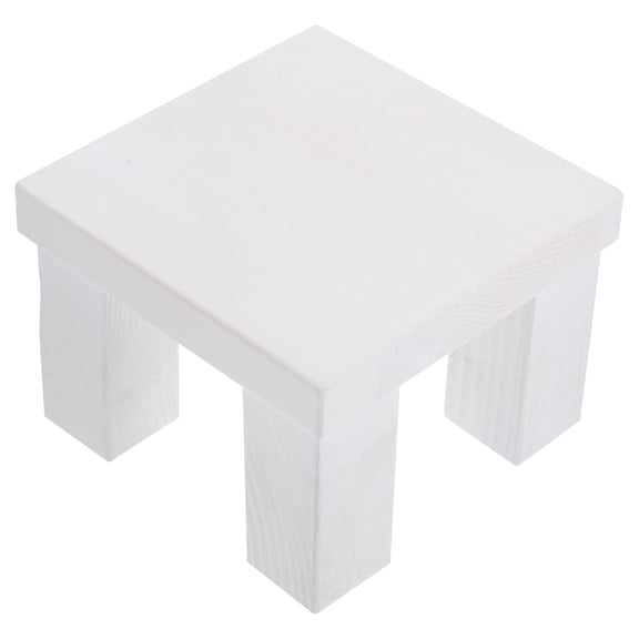 MEIBUTYUP Small Wooden Stool for Newborn Photography, Baby Photo Shoot Prop, Decorative and , 1 Set