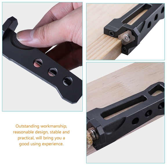 MEIBUTYUP Block Hand Plane with Strong Aluminum Alloy Body and Pointed Tungsten Steel Blades