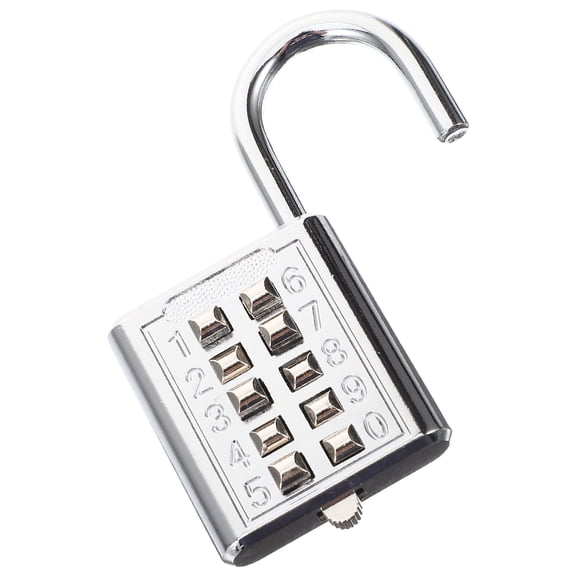 MEIBUTYUP Resettable Combination Padlock, Metal Lock for Bike, Locker, Gate, and Travel Security