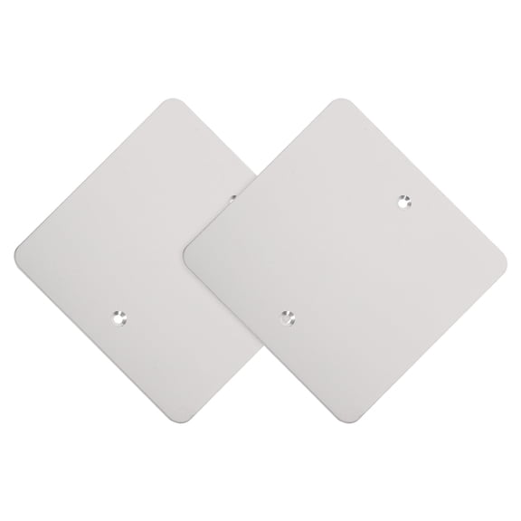 MEIBUTYUP Socket Cover Stainless Steel Silver 2Pcs