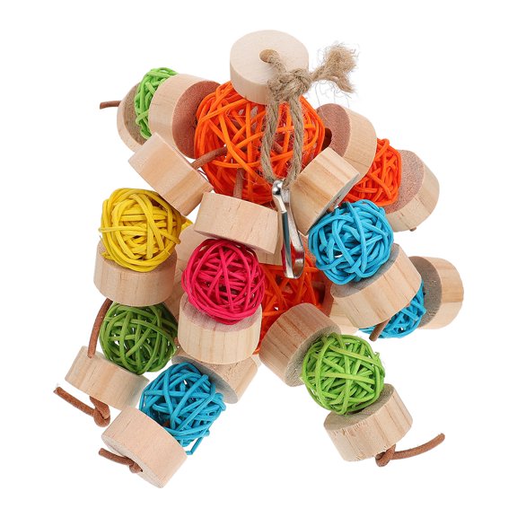 MEIBUTYUP Parrot Chewing Toy Plastic Bird Bite Toy for Parrots and Birds 1 Pack Pet Toy