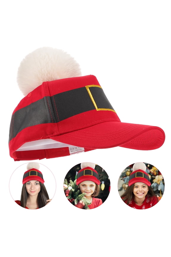 Adjustable Red Baseball Cap Set Comfortable Fit Travel Hat Casual Outdoor Headwear