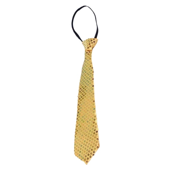 MEICHEN 1 PC Sequin Necktie for Women and Men Fashion 80s 90s Outfits Party Dress Up Accessory