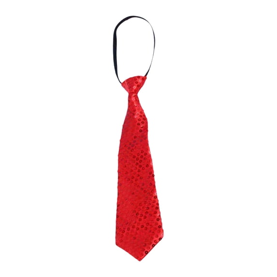 MEICHEN 1 PC Sequin Necktie for Women and Men Fashion 80s 90s Outfits Party Dress Up Accessory