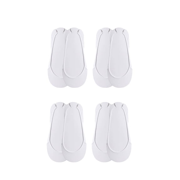 MEICHEN 4 Pairs Women's Cotton No Show Socks Thin Cozy Solid Color Sock Slippers Breathable Low Cut Socks
