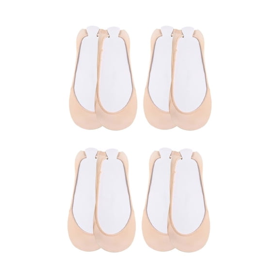 MEICHEN 4 Pairs Women's Cotton No Show Socks Thin Cozy Solid Color Sock Slippers Breathable Low Cut Socks