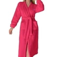 thumbnail image 1 of MEICHEN Bath Robes for Women Fashion Ladies' Flannel Plush Heart Shaped Bathrobe with Pockets and Belted Bathrobe Women's Essentials Summer Loungewear, 1 of 5