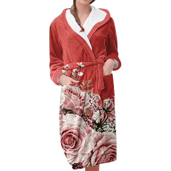 MEICHEN Bath Robes for Women Trendy Long Spring Fashion Long Sleeve Winter Bathrobe Women's Essentials Summer Loungewear