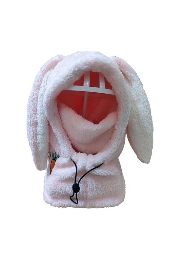 Beanie for Women, Women Winter Hat Full Long Ear Thick Plush Adjustable Windproof Warm Scarf Combo Cycling Skiing Cap, Fall Winter Fashion Accessories