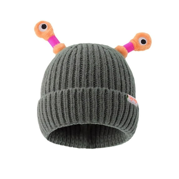 MEICHEN Beanie for Women, Cute Funny Frog Knitted Woolen Hat Plain Winter Bomber Hat, Fall Winter Fashion Accessories
