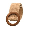 thumbnail image 1 of MEICHEN Belt for Women, Wide Elastic Stretch Waist Belts Wooden Buckle for Coat Dress Decor, Fall Winter Fashion Accessories, 1 of 4