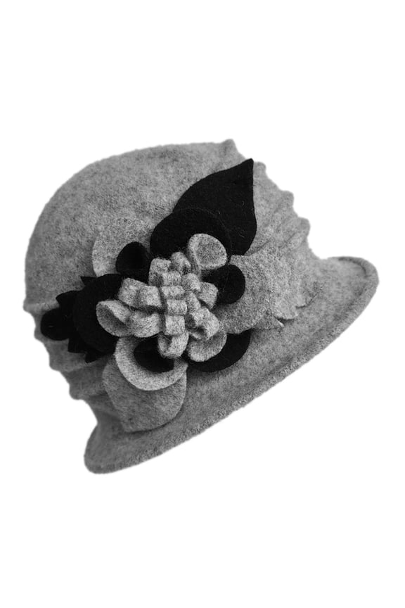 Bowler Hats for Women 1920s Winter Fashion Essentials Warm Cloche Fedora Hat Womens Accssories Floral Bucket Hat