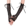 thumbnail image 1 of MEICHEN Breathable Long Lace Gloves with Straps for Women and Girls Fashion Elegant Party Clothing Accessories, 1 of 3