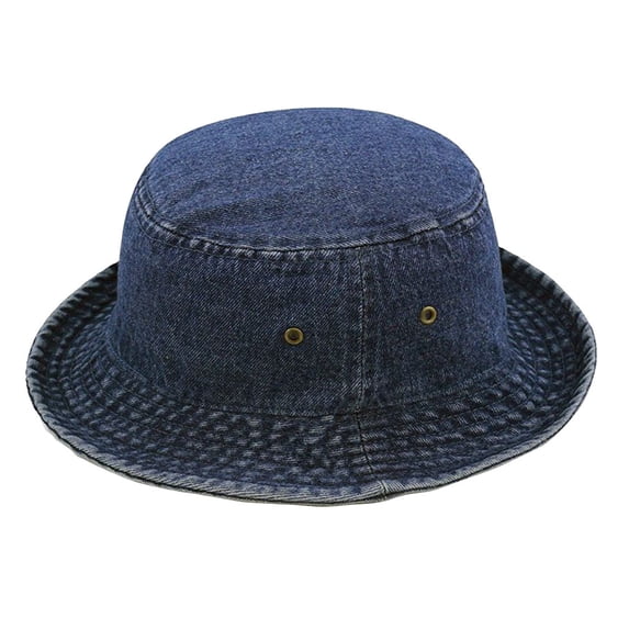 MEICHEN Bucket Hat for Women, Washed Cotton Denim Bucket Hat Fisherman's Hat 1PCS, Fall Winter Fashion Accessories