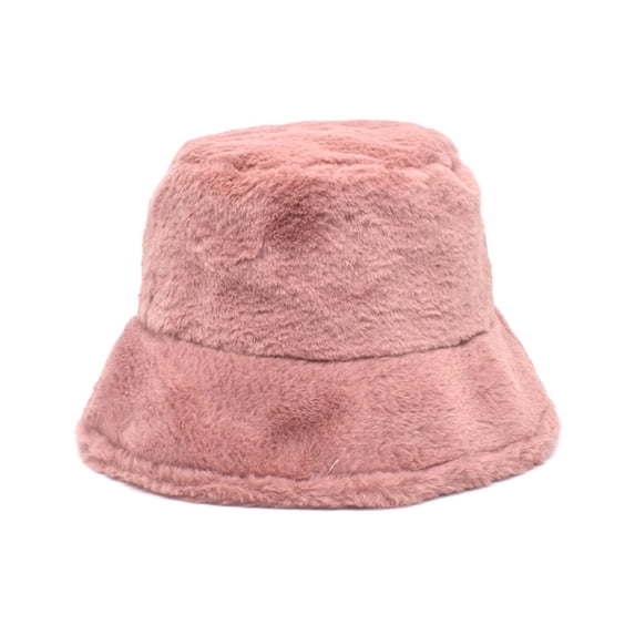 MEICHEN Bucket Hat for Women, Womens Solid Color Winter Thermal Windproof Bucket Fisherman Hat for Women, Fall Winter Fashion Accessories