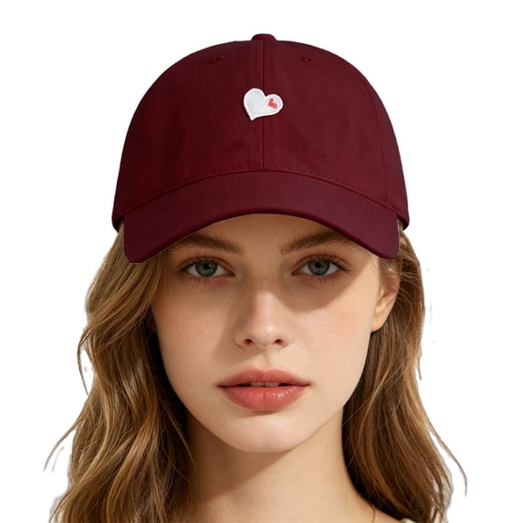 MEICHEN College Style Loving Couple Baseball Caps Girls' Summer Sunshade and Sun Caps Korean Version Student's Versatile Baseball Caps For