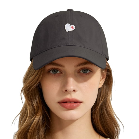 MEICHEN College Style Loving Couple Baseball Caps Girls' Summer Sunshade and Sun Caps Korean Version Student's Versatile Baseball Caps For