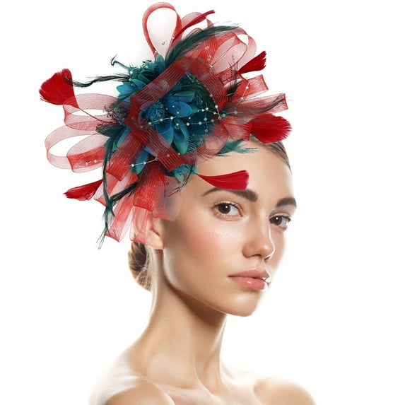 MEICHEN Fascinator Hats for Women Pillbox Flower Hat for Tea Party Cocktail Ball Wedding Church Hat All Seasons Fashion Must Have