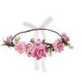 thumbnail image 1 of MEICHEN Fascinator Hats for Women Women Flower Hair Garland Crown Headband Floral Wreath Hairband All Seasons Fashion Must Have, 1 of 1