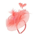 thumbnail image 1 of MEICHEN Fascinators Hats for Women Fascinator Women's Organza Church Kentucky Derby British Bridal Tea Party Leisure Hats Watermelon Red, 1 of 6