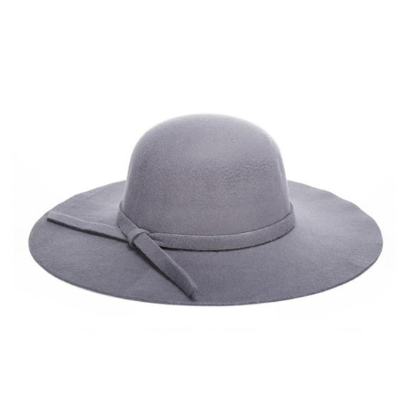 MEICHEN Fedora Hats for Women Solid Color Floppy Hat Ladies Fashion Cloche Hat Casual Beach Wide Brim Bowler Hat