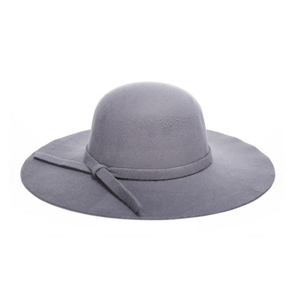 MEICHEN Fedora Hats for Women Solid Color Floppy Hat Ladies Fashion Cloche Hat Casual Beach Wide Brim Bowler Hat