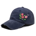 thumbnail image 1 of MEICHEN Flower Embroidered Baseball Cap for Women Fashion Outdoor Tulip Printed Sports Sun Hat Pretty Women's Day Gifts, 1 of 4