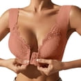 thumbnail image 1 of MEICHEN Front Clasp Plus Size Wireless Bra Makes Big Breasts Look Small Breathable Women's Undies Summer Fall Essentials Fashion Clothing, 1 of 9