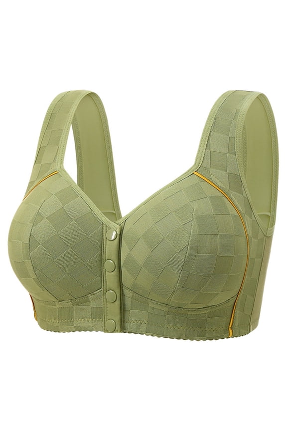 Front Closure Daisy Bras for Women No Underwire Trendy Breathable Seamless Underwear Solid Cozy Tshirts Bras