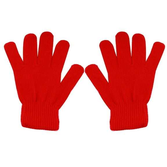 MEICHEN Gloves for Women, 1 Pair Winter Gloves Warm Strecty Knit Gloves for Men Women, Fall Winter Fashion Accessories