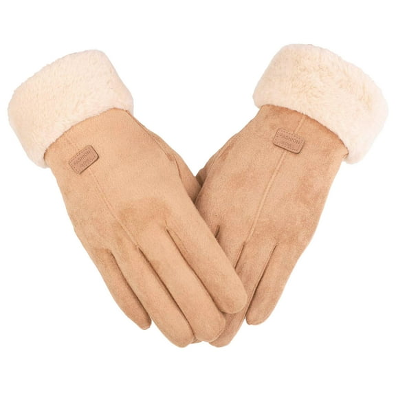 MEICHEN Gloves for Women, Winter Touchscreen Gloves Chenille Warm Cable Knit Elastic Cuff Thermal Gloves for Driving, Fall Winter Fashion Accessories
