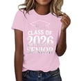 thumbnail image 1 of MEICHEN Graduation Gifts for Her: Class Of 2026 Senior 26 High School Graduation T Shirt Womens Spring Summer Tops, 1 of 2