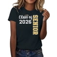 thumbnail image 1 of MEICHEN Graduation Gifts for Her: Class Of 2026 Senior 26 High School Graduation T Shirt Womens Spring Summer Tops, 1 of 3