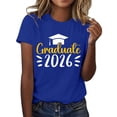 thumbnail image 1 of MEICHEN Graduation Gifts for Her: Class Of 2026 Senior 26 High School Graduation T Shirt Womens Spring Summer Tops, 1 of 3