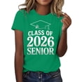 thumbnail image 1 of MEICHEN Graduation Gifts for Her: Class Of 2026 Senior 26 High School Graduation T Shirt Womens Spring Summer Tops, 1 of 3