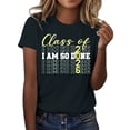 thumbnail image 1 of MEICHEN Graduation Gifts for Her: Class Of 2026 Senior 26 High School Graduation T Shirt Womens Spring Summer Tops, 1 of 3