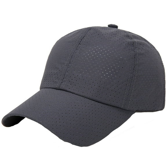 MEICHEN Gray Women's and Men's Baseball Caps Summer Mesh Breathable Sports Running Trucker Hat Low Profile Ball Caps Women's Accessories Dad Hats