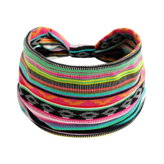 MEICHEN Headband for Women, Wide Non-Slip Knotted Sports Headband Ladies Elastic Hairband Yoga Hijab Exercise Wicking Headwrap, Fall Winter Fashion Accessories